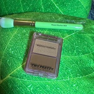 sophia+mabelle TWO PRETTY Highlighter + Bronzer Duo - Brown/Champagne